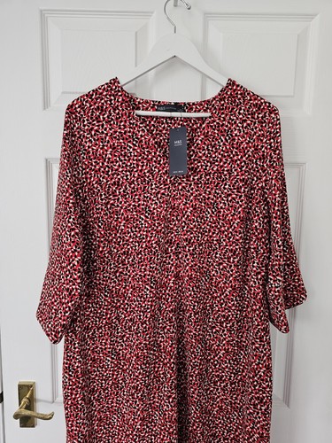 Non iron dress size 16 - m&s,